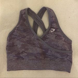 Gymshark Camo seamless sports bra